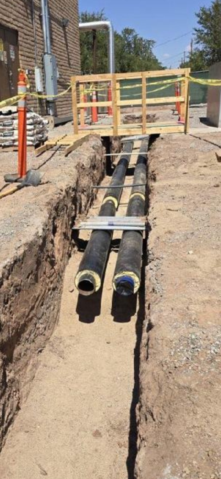 Echo Cliffs Rovanco pre-insulated piping